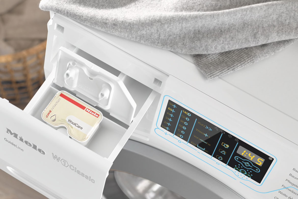 Miele GuideLine washing machine for the blind