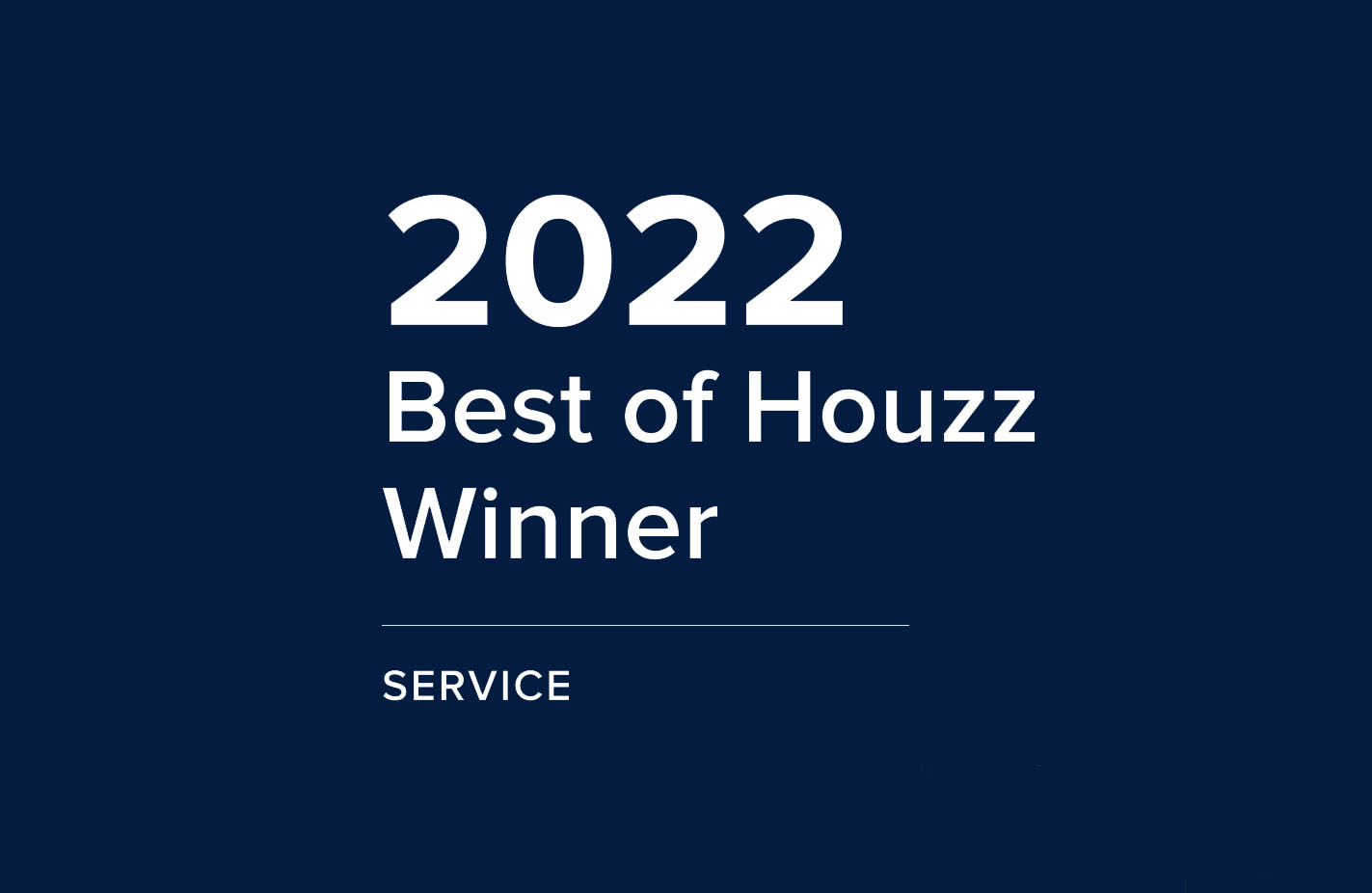 best of houzz service winner 2022