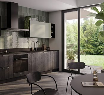 Rotpunkt Timber Black Dark Kitchen