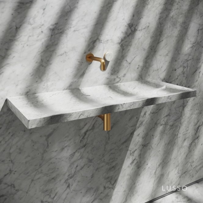 Levitare Ultra Thin Basin - Carrara Marble