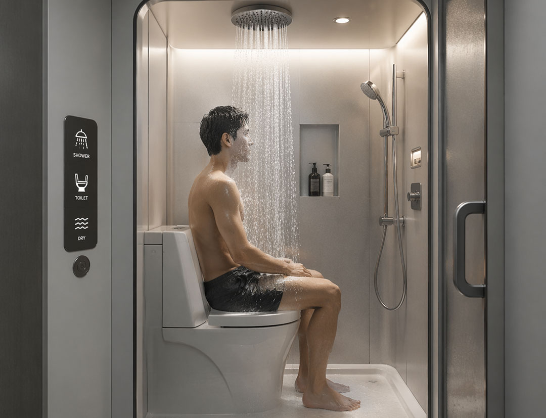 When Did Shower Toilets Become a Thing? Seriously?